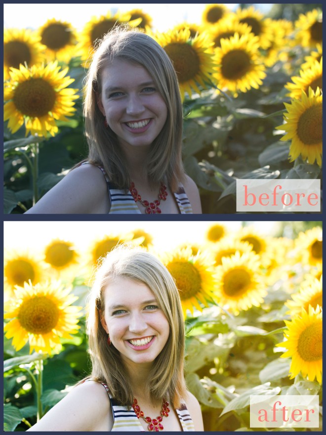 edit, don't fret it: before and after details of editing photos!